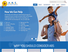 Tablet Screenshot of absbehavioralservices.com